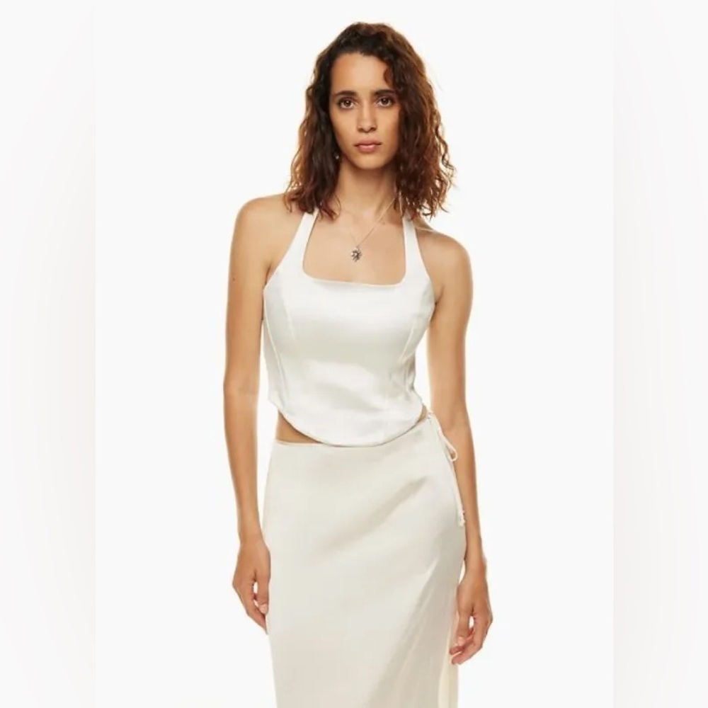 Aritzia Sunday Best Shiloh Satin Bustier